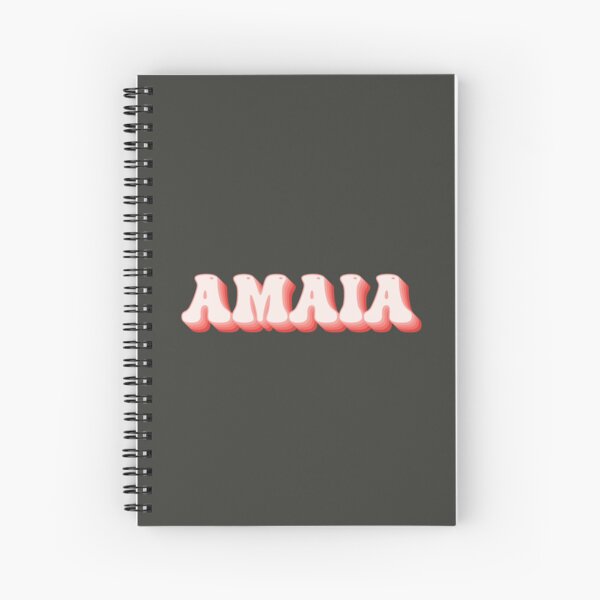 Vista previa del artículo con la obra «Amaya - Nombre», diseñado y vendido por kindxinn.