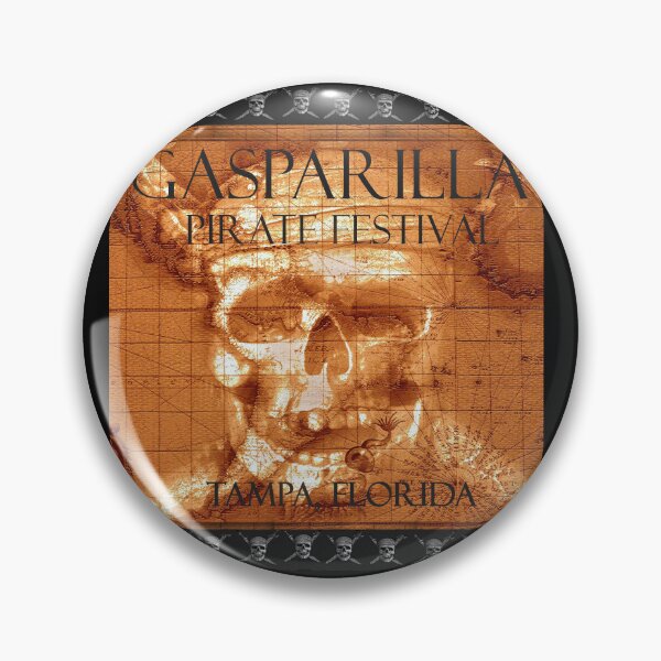Artikelvorschau, Gasparilla-Piratenfest Jolly Roger t-Design entworfen und verkauft von David Lee Thompson.