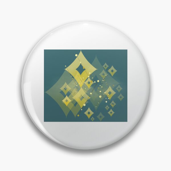 Item preview, Yellowish golden Rhomb turquoise Geo   designed and sold by crisisbootleg.