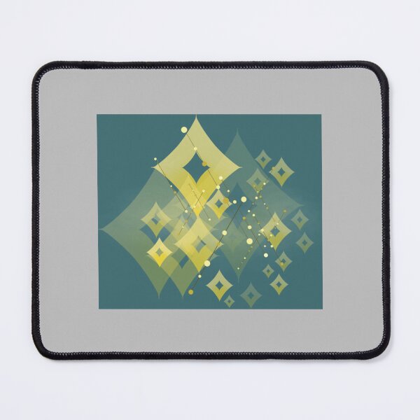 Item preview, Yellowish golden Rhomb turquoise Geo   designed and sold by crisisbootleg.