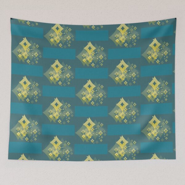 Item preview, Yellowish golden Rhomb turquoise Geo   designed and sold by crisisbootleg.