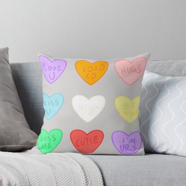 Aperçu de l'œuvre Bonbons Coeurs v1 créée et vendue par stickerbyginger.