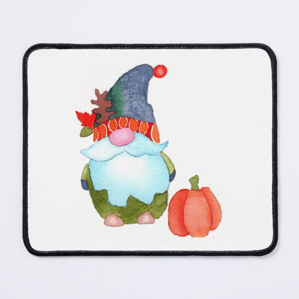 Item preview, Gnome with pumpkin designed and sold by GreatGrayStudio.