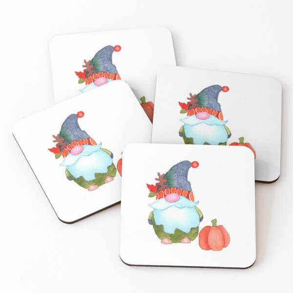 Item preview, Gnome with pumpkin designed and sold by GreatGrayStudio.