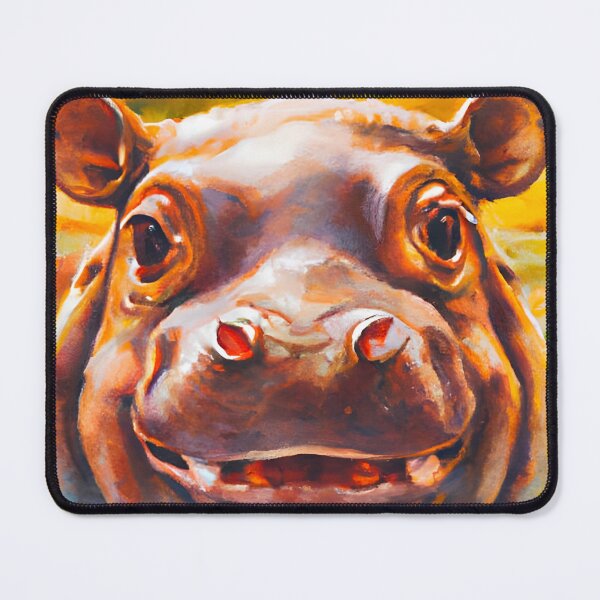 Item preview, Happy Baby Hippo designed and sold by WorldOfFairies.