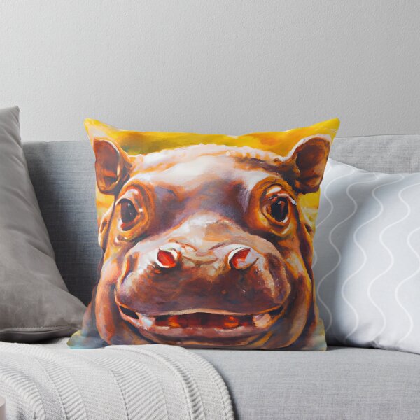 Item preview, Happy Baby Hippo designed and sold by WorldOfFairies.