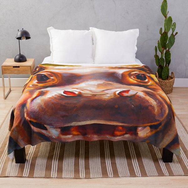 Item preview, Happy Baby Hippo designed and sold by WorldOfFairies.