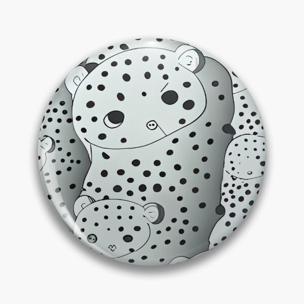 Item preview, Abstract Monochromatic Kawaii Dreamy Calming Animal Pattern Digital Painting designed and sold by CodeAndColors.