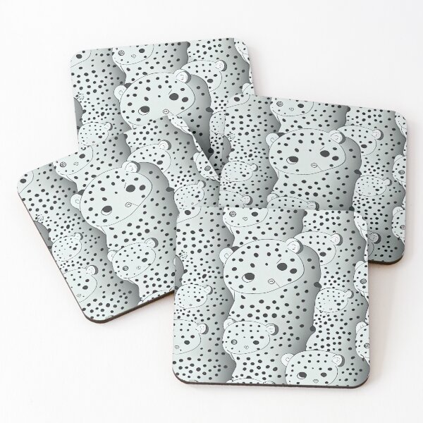 Item preview, Abstract Monochromatic Kawaii Dreamy Calming Animal Pattern Digital Painting designed and sold by CodeAndColors.
