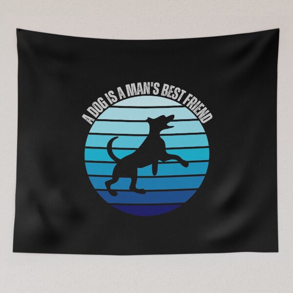Item preview, A dog is a man's best friend designed and sold by The Love Quill.