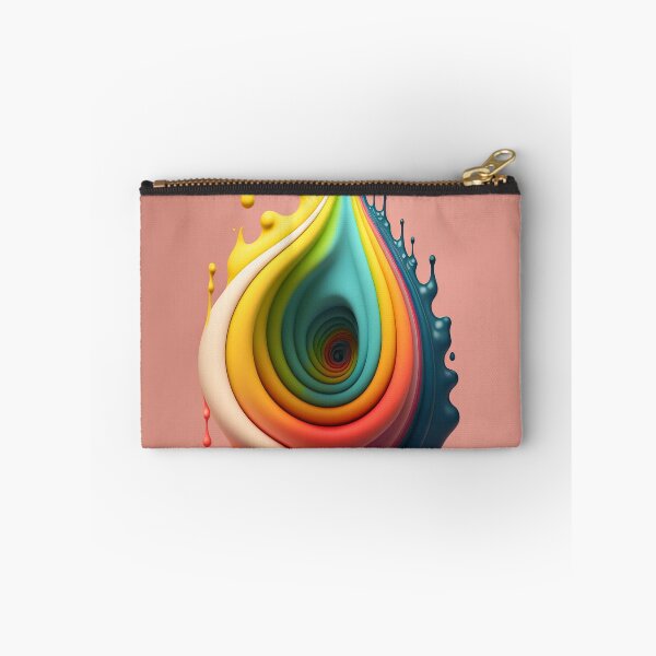 Artikelvorschau, Dripping Colourful Drops in Fibonacci Style for Wall Art, Home and Office Decor entworfen und verkauft von RAGANADesign.