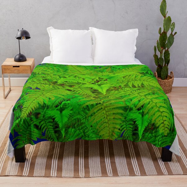 Item preview, VIBRANT GREEN FERNS PATTERNS  WOODLAND GLEN ART designed and sold by sharlesart.