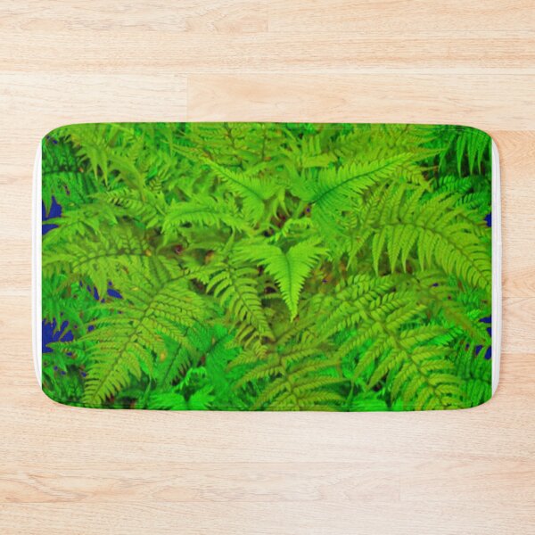 Item preview, VIBRANT GREEN FERNS PATTERNS  WOODLAND GLEN ART designed and sold by sharlesart.