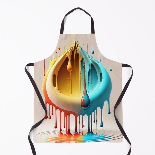 Artikelvorschau, Dripping Colourful Drops in Fibonacci Style for Wall Art, Home and Office Decor entworfen und verkauft von RAGANADesign.