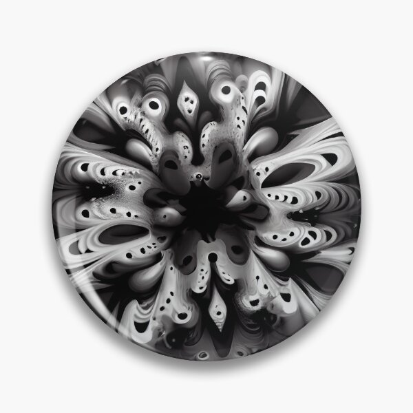 Artikelvorschau, Coarse Fluid Explosive Monochromatic Maximalist Pattern Digital Painting entworfen und verkauft von CodeAndColors.