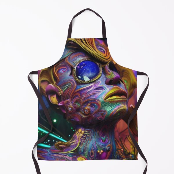 Aperçu de l'œuvre Psychedelic Face #99 - Part of Our Psychedelic Faces Collection créée et vendue par Psychedelic Psychos.