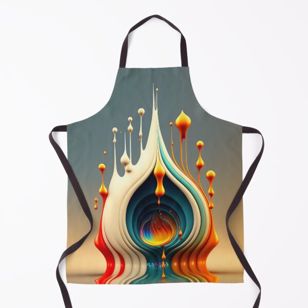 Artikelvorschau, Dripping Colourful Drops in Fibonacci Style for Wall Art, Home and Office Decor entworfen und verkauft von RAGANADesign.