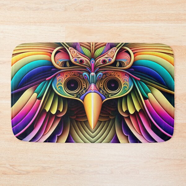 Item preview, Rainbow Bird Pattern | Rainbow Bird | Rainbow Animal | Vivid Bird | Rainbow Firebird | Colorful Butterflies | Native Bird |high resolution designed and sold by Synthetic-Intel.