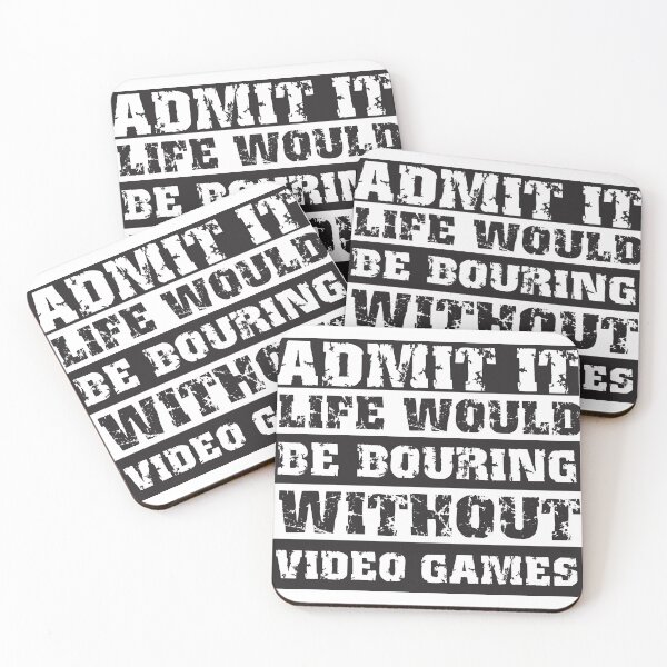 Item preview, Admítelo, la vida sería aburrida sin los videojuegos: dicho divertido de jugador retro designed and sold by HomeCoquette.