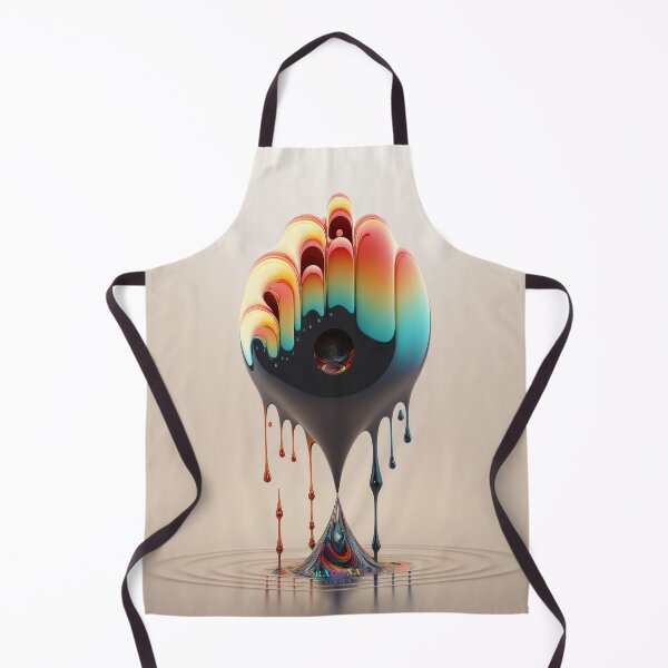 Artikelvorschau, Dripping Colourful Drops in Fibonacci Style for Wall Art, Home and Office Decor entworfen und verkauft von RAGANADesign.