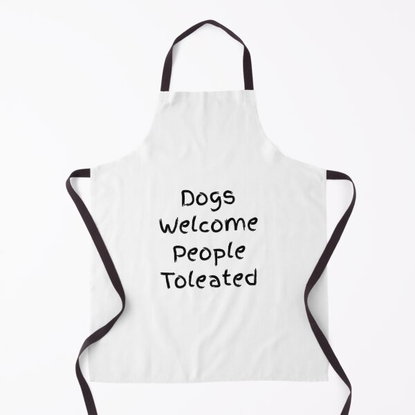 Item preview, Dogs Welcome (quote about pet) designed and sold by Minimalist Quotes and Sayings.