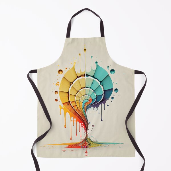 Artikelvorschau, Dripping Colourful Drops in Fibonacci Style for Wall Art, Home and Office Decor entworfen und verkauft von RAGANADesign.
