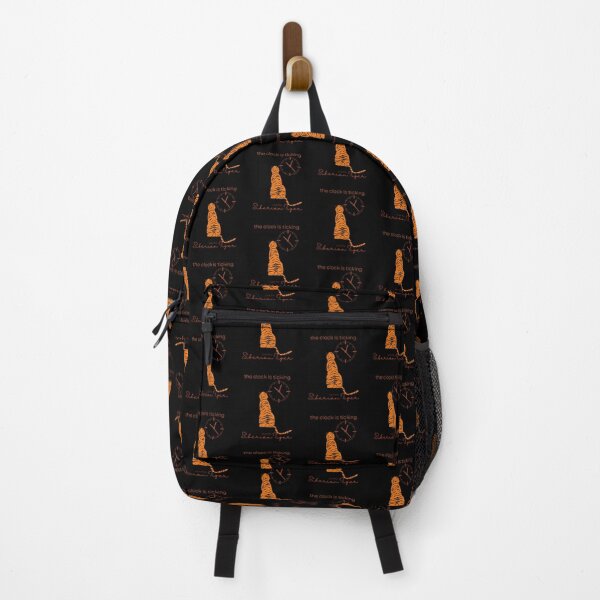 Item preview, Save The Siberian Tiger The Clock is Ticking Drawstring Bag designed and sold by MagicWolfStar.