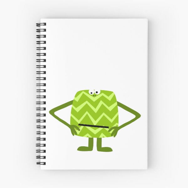 Item preview, Grumpy Zigzag Monster designed and sold by Shiny Happy World.
