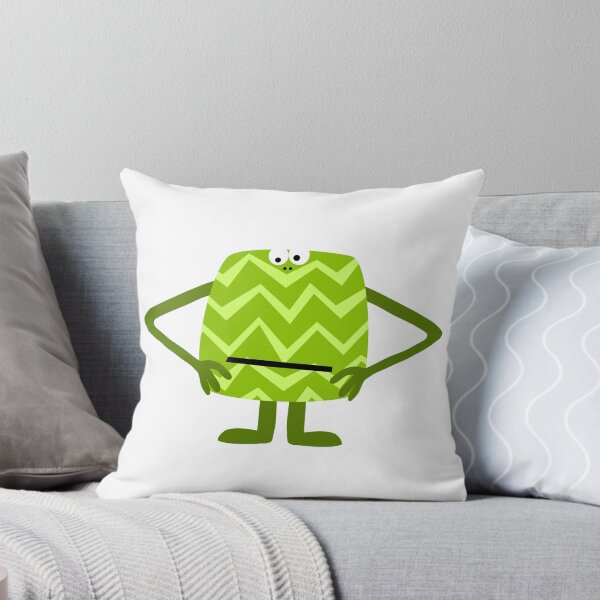 Item preview, Grumpy Zigzag Monster designed and sold by Shiny Happy World.