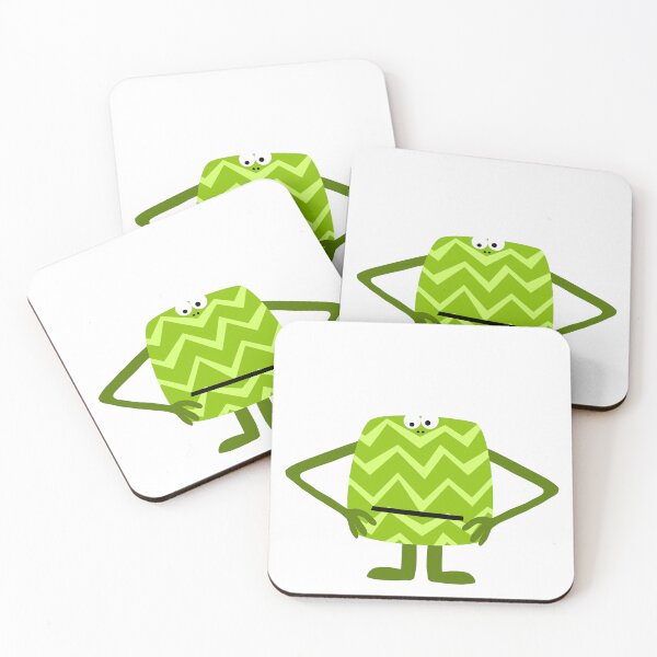 Item preview, Grumpy Zigzag Monster designed and sold by Shiny Happy World.