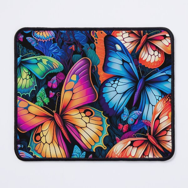 Item preview, Rainbow Butterfly Pattern | Summer Butterflies | Rainbow Butterflies | Monarch Butterflies | high resolution designed and sold by Synthetic-Intel.