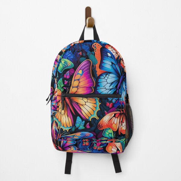 Item preview, Rainbow Butterfly Pattern | Summer Butterflies | Rainbow Butterflies | Monarch Butterflies | high resolution designed and sold by Synthetic-Intel.