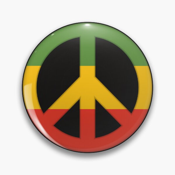 Item preview, Reggae rastafarian Peace Symbol designed and sold by AbundanceGuy.