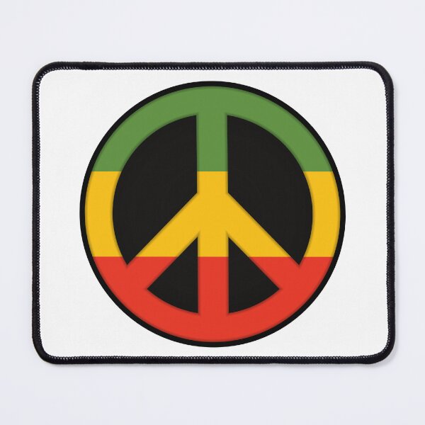 Item preview, Reggae rastafarian Peace Symbol designed and sold by AbundanceGuy.