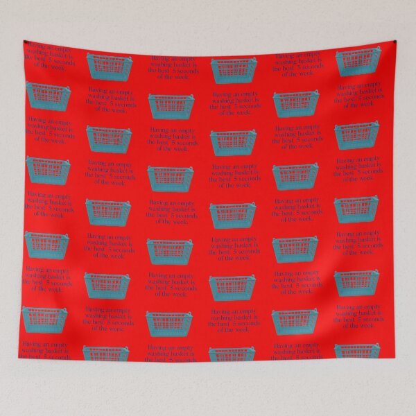 Item preview, Having an empty washing basket is the best 5 seconds of the week.  designed and sold by Kidzx6.