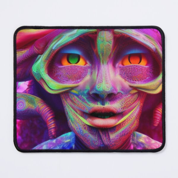 Artikelvorschau, Psychedelic Face #100 - Part of Our Psychedelic Faces Collection entworfen und verkauft von Psychedelic Psychos.