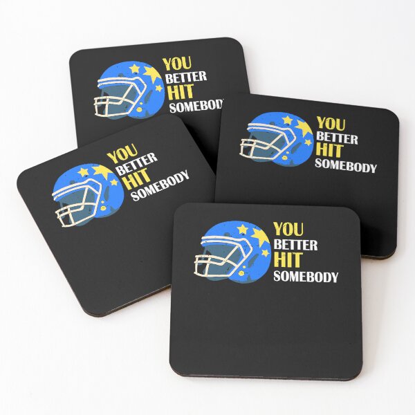 Item preview, American Football Sunday You Better Hit Somebody Funny Women designed and sold by TMelonShop.