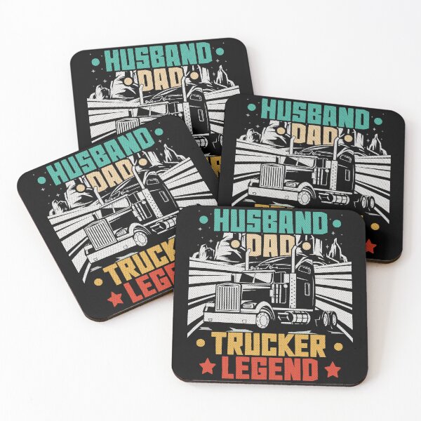 Item preview, Husband Dad Trucker Legend - Funny Trucker designed and sold by VichallanStudio.
