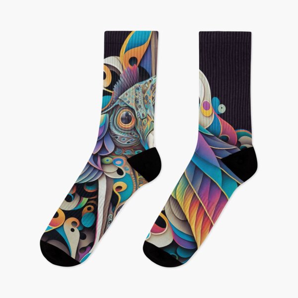 Item preview, Rainbow Bird Pattern | Rainbow Bird | Rainbow Eagle | Vivid Eagle | Rainbow Firebird | Colorful Butterflies | Native Bird |high resolution designed and sold by Synthetic-Intel.