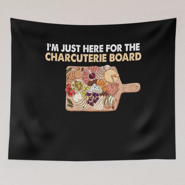 Item preview, Im Just Here For Charcuterie Board American Football Match designed and sold by TMelonShop.