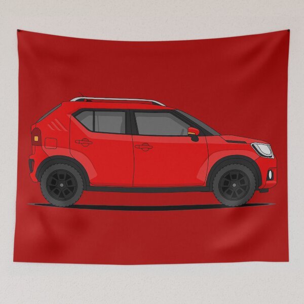 Item preview, Red Japanese Compact Crossover designed and sold by Small Cars Shop.