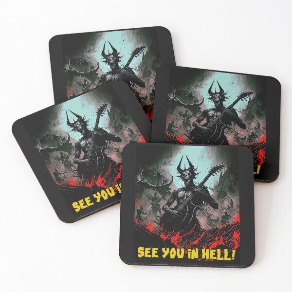 Item preview, See you in hell! designed and sold by MetalSatyrShop.