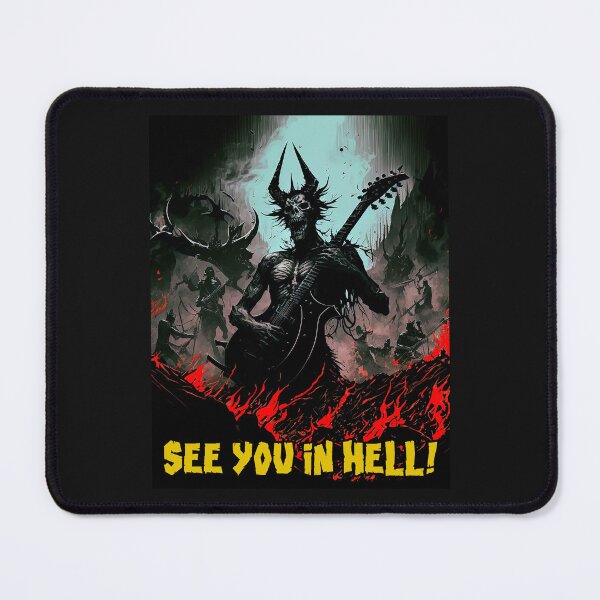 Item preview, See you in hell! designed and sold by MetalSatyrShop.