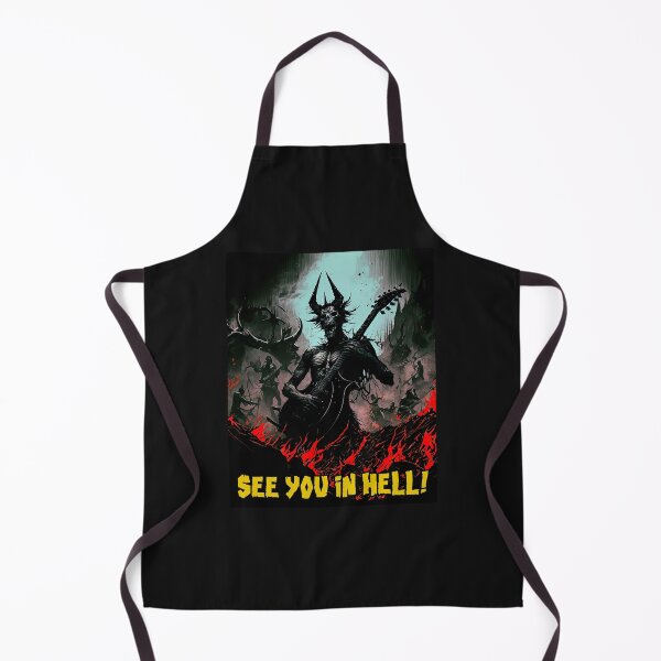 Item preview, See you in hell! designed and sold by MetalSatyrShop.