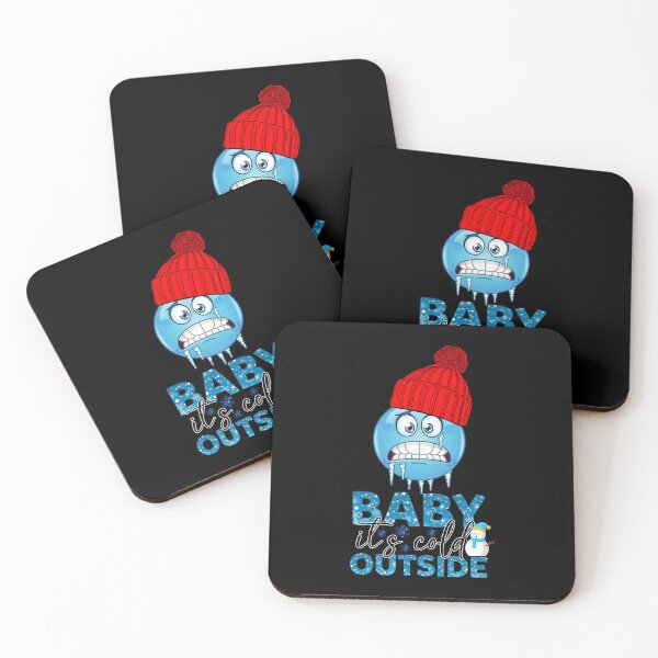 Item preview, Baby It's Cold Outside Blue Emoji  designed and sold by PBJArt.
