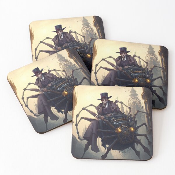 Item preview, Dark spider rider riding mechanical robot mashine steampunk animal designed and sold by SJG-digital.