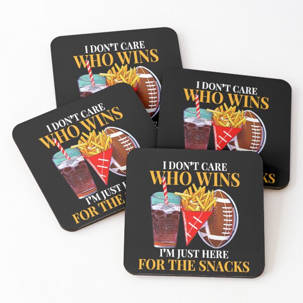 Item preview, I'm Just Here For Snacks Drinks Fries Football Match Sunday designed and sold by TMelonShop.