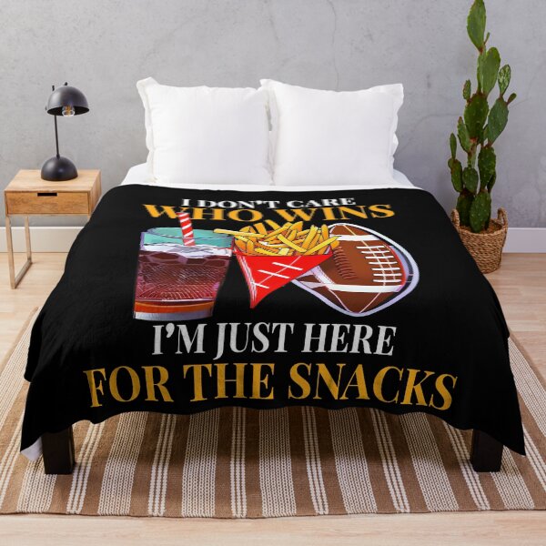 Item preview, I'm Just Here For Snacks Drinks Fries Football Match Sunday designed and sold by TMelonShop.