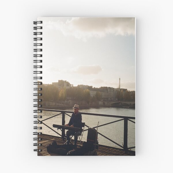 Item preview, Pianist at River Seine, Paris on film  designed and sold by brishootsfilm.