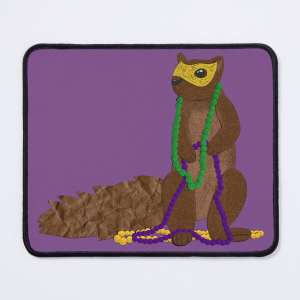 Item preview, Paper craft Mardi Gras Squirrel  designed and sold by BlackSquirrelCC.